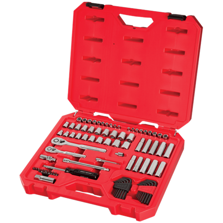 Juego de 83 piezas Craftsman 1-4 pulgadas y 3-8 pulgadas - Sistema MM-SAE