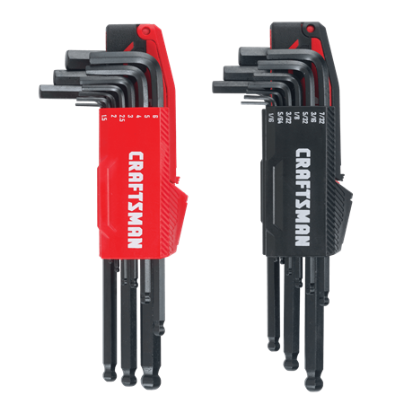 Juego de 20 llaves Craftsman allen tipo L - Sistema MM-SAE